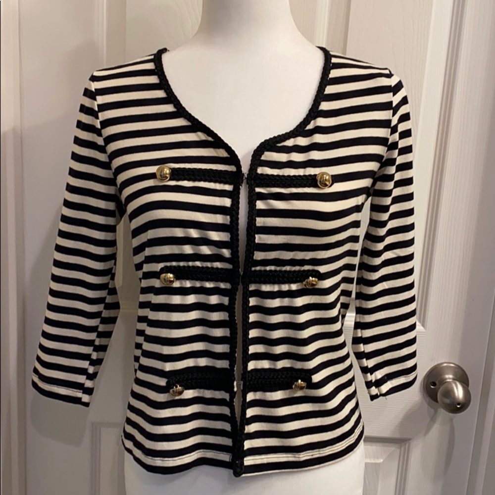 New Black&Cream Cardigan